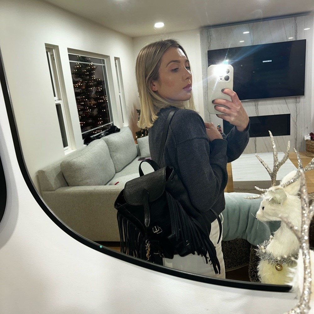 Black Ysl leather backpack excellent condition - Picture 6 of 6